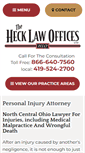 Mobile Screenshot of hecklawoffices.com